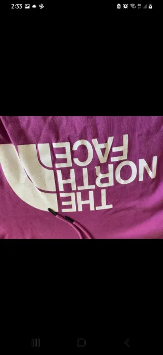 Sudadera The North Face Rosa con capucha