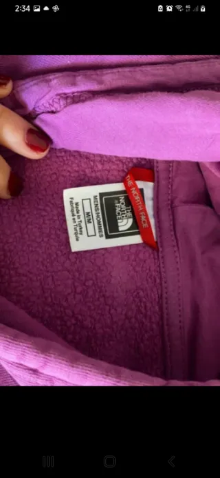 Sudadera The North Face Rosa con capucha