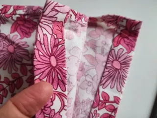 Blusa floral rosa talla L