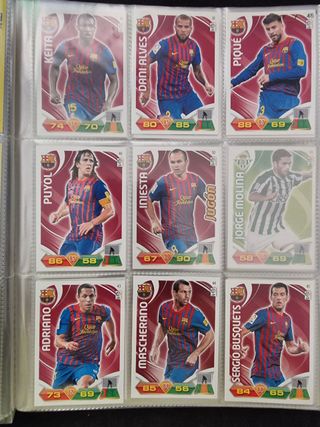 Álbum Panini Adrenalyn XL 2011-12 + 210 Cromos