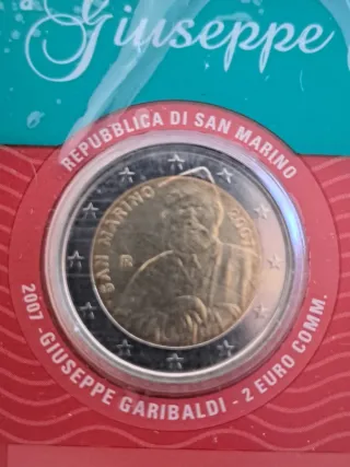 2 Euro San Marino Garibaldi 2007 FDC