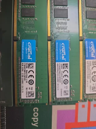 Pack 4 Memorias RAM Crucial DDR4 2133 UDIMM