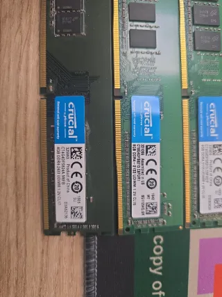 Pack 4 Memorias RAM Crucial DDR4 2133 UDIMM