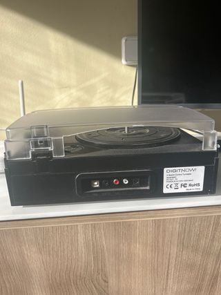 Tocadiscos DigitNow! Negro/Gris