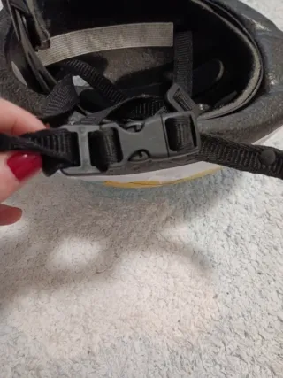 Casco bici infantil azul animales