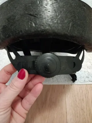 Casco bici infantil azul animales