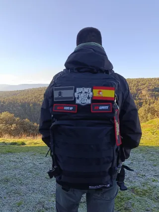 Mochila Táctica Baplonex Negra 45L