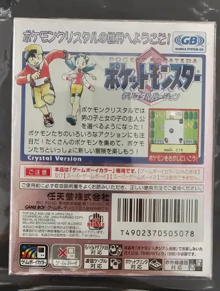 Pokémon Crystal Edición Japonesa Game Boy Color