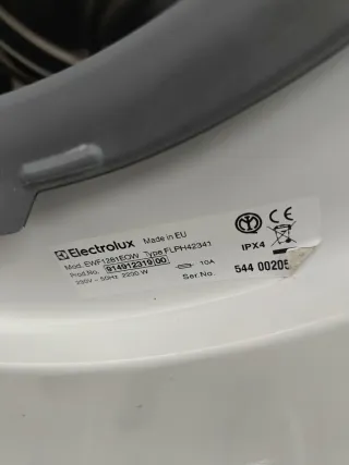Lavadora Electrolux 8kg Carga Frontal