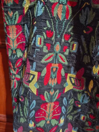 Bolso grande tela estampado floral