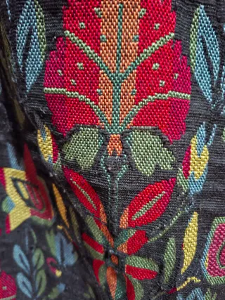 Bolso grande tela estampado floral