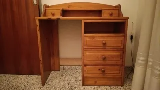 Habitación completa de madera de pino