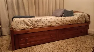 Habitación completa de madera de pino