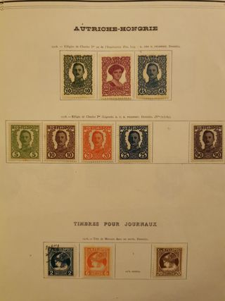 Austria-Ungheria francobolli 1918-1916