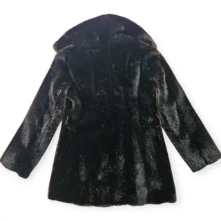 Pelliccia ecologica vintage Michel Alexis S /M