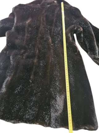 Pelliccia ecologica vintage Michel Alexis S /M