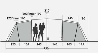 Tenda da campeggio Easy Camp Huntsville Twin 800