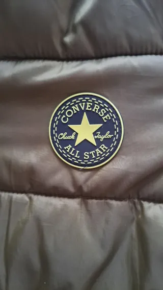 Cazadora Converse acolchada verde-negra 13-15años