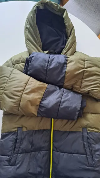 Cazadora Converse acolchada verde-negra 13-15años