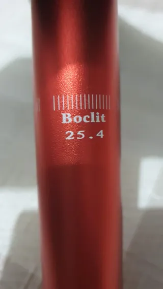 Tija de sillín BMX 25.4mm Funsea aluminio con asie