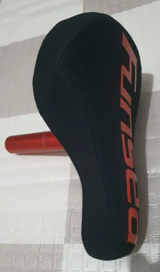 Tija de sillín BMX 25.4mm Funsea aluminio con asie