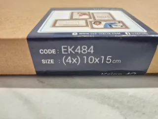 Portafoto legno con 4 foto dimensioni 10x15 nuovo