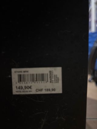 Mueble metálico negro 3 compartimentos