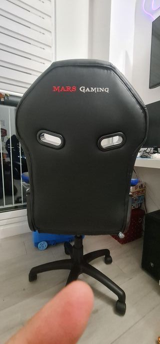 Silla Gaming Mars Gaming Negra y Azul