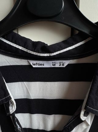 Vestido camisero rayas verticales