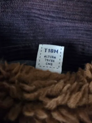 Chaquetón bebé forro borreguito