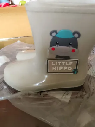 Stivali pioggia bimba n. 33/34 Little Hippo