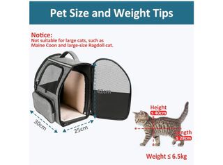 Mochila Transportín Gatos Perros CATROMANCE