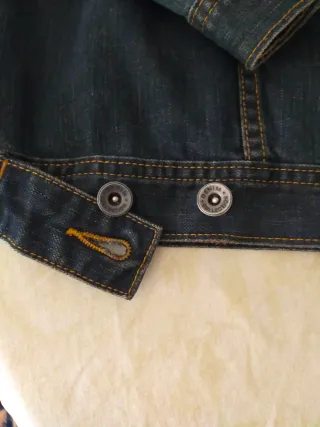 Cazadora vaquera hombre azul