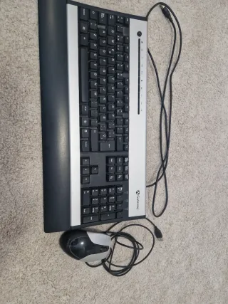 Teclado y Ratón Gateway Negro/Plateado