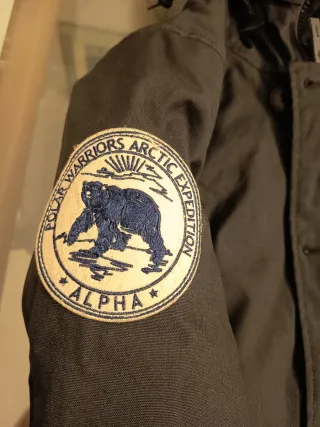 Parka Alpha Industries Negra Talla S