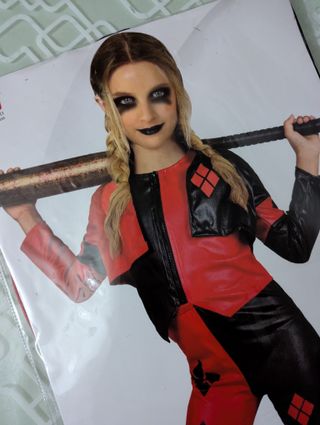 Vestito Carnevale Bambina Evil Harlequin Taglia