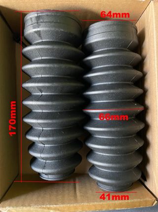 Fuelles horquilla moto 41mm (170mm largo)