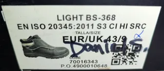 Botas y Zapatos de seguridad