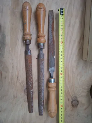 Lote 3 limas de metal