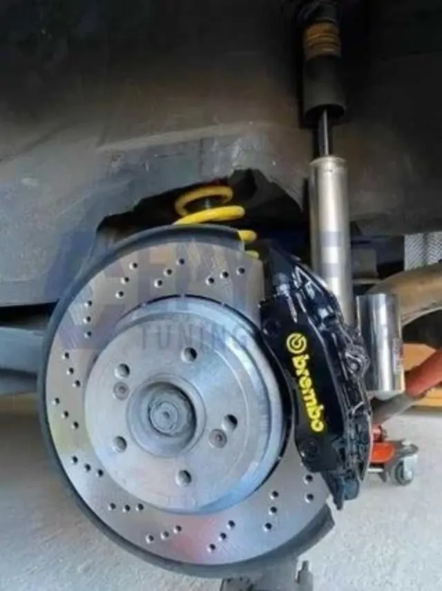 Adaptadores traseros para m3 e46 brembo porsche 4P