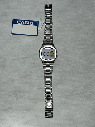 Reloj Casio A158W Modificado Rojo