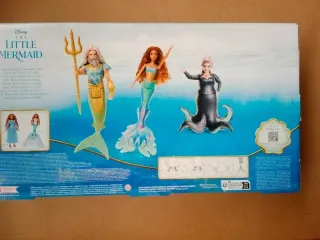 Pack 3 Figuras Disney La Sirenita Mattel