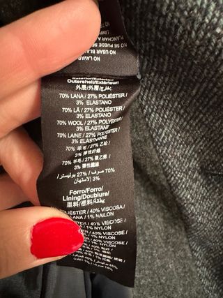 Bimba y Lola Blazer Gris Entallada