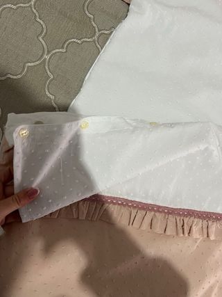 Saco capazo y bolso a juego rosa