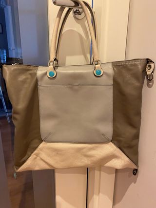 Bolso Gabs Piel Convertible Azul y gris