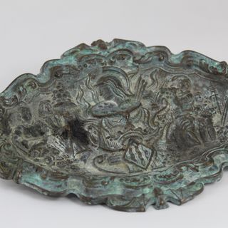 Cenicero Bronce Antiguo Fallas Valencianas