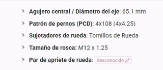 Juego de llantas Citroen C4 Picasso (2007->2011