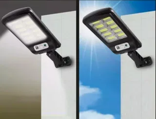 4 Lampioncini Solari 120 LED Sensore Telecomando