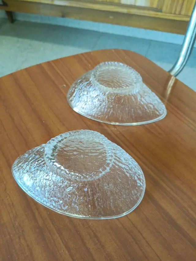 2 Cuencos de Vidrio Aguacate