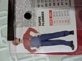 Costume Super Mario Idraulico Bambino